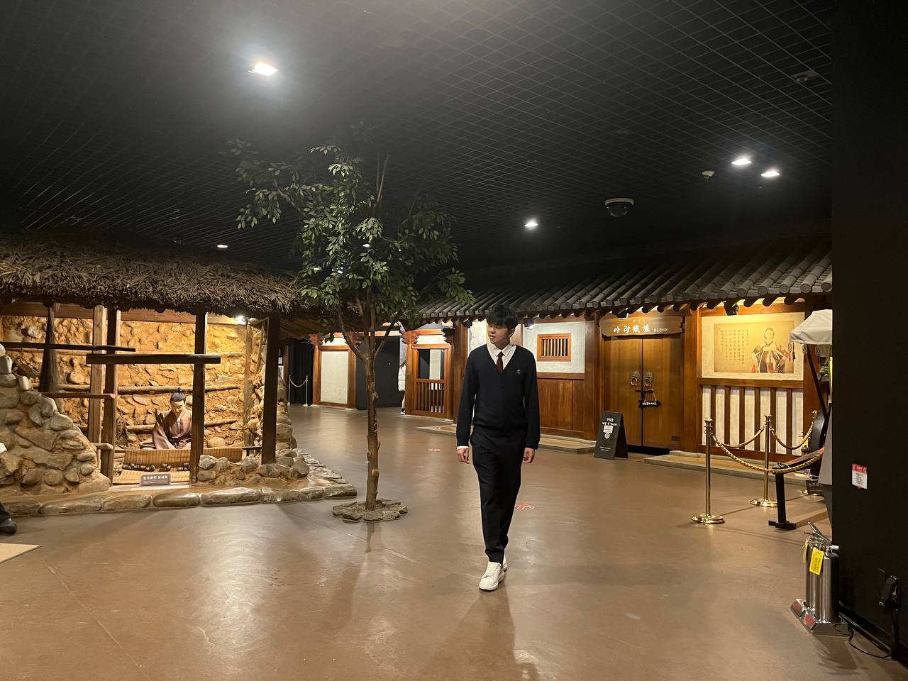 Traditional Korean exhibits at the Folk Museum, showcasing cultural heritage and historical artifacts