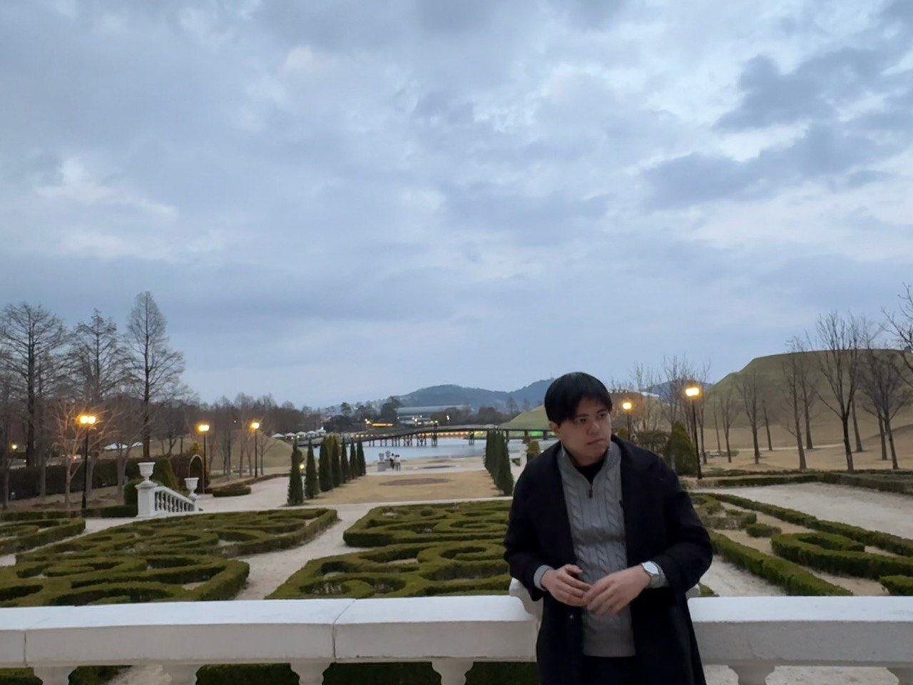 French-themed garden with colorful flowers in Suncheon National Park