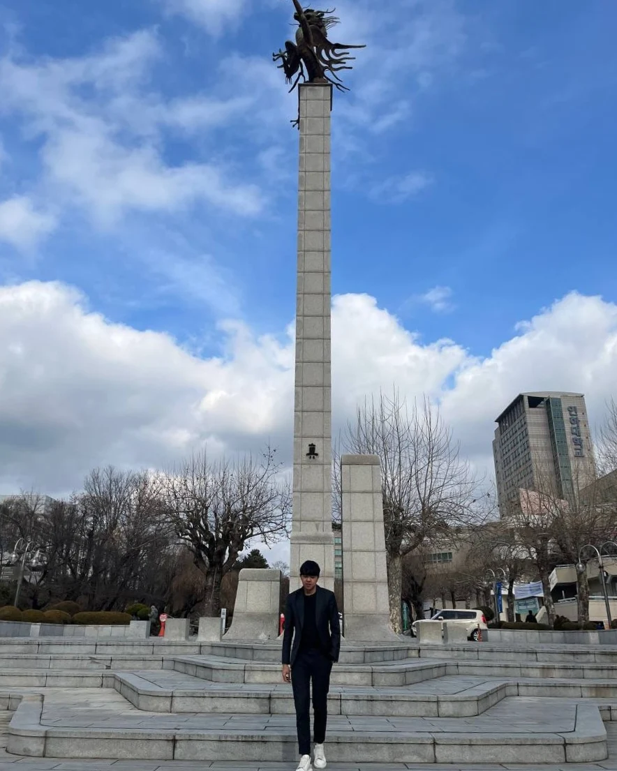 Inha University campus in Incheon, showcasing modern buildings and vibrant student life