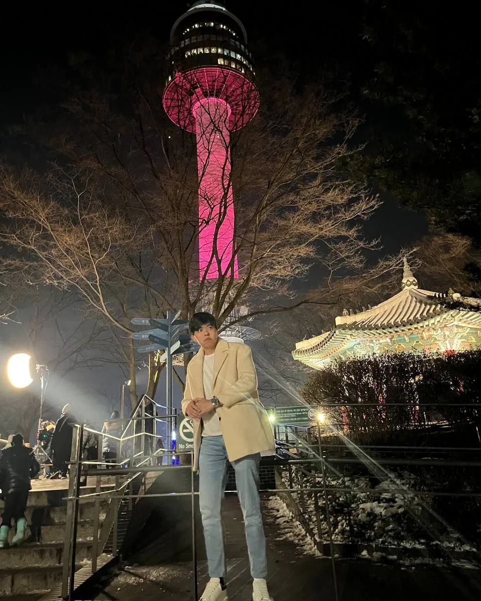N-Seoul Tower with a view of Seoul cityscape, a popular tourist spot for stunning panoramic vistas