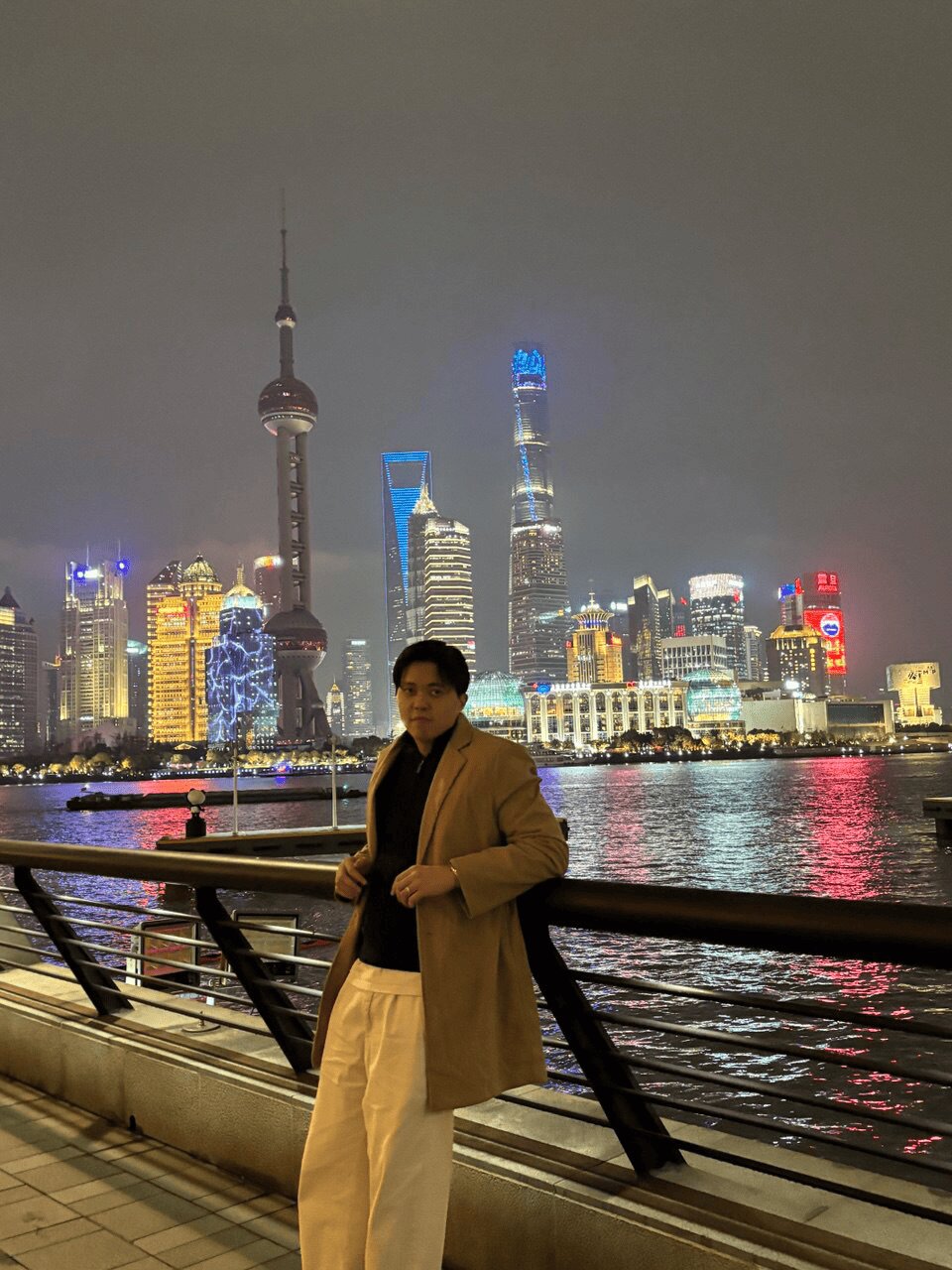 The Bund waterfront promenade in Shanghai